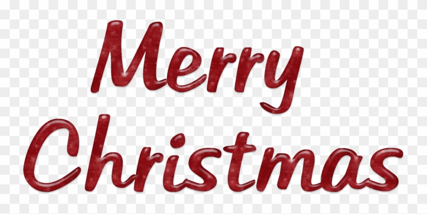 Christmas Word Png Christmas Word Transparent Library - Merry Christmas In Bold Letters Clipart