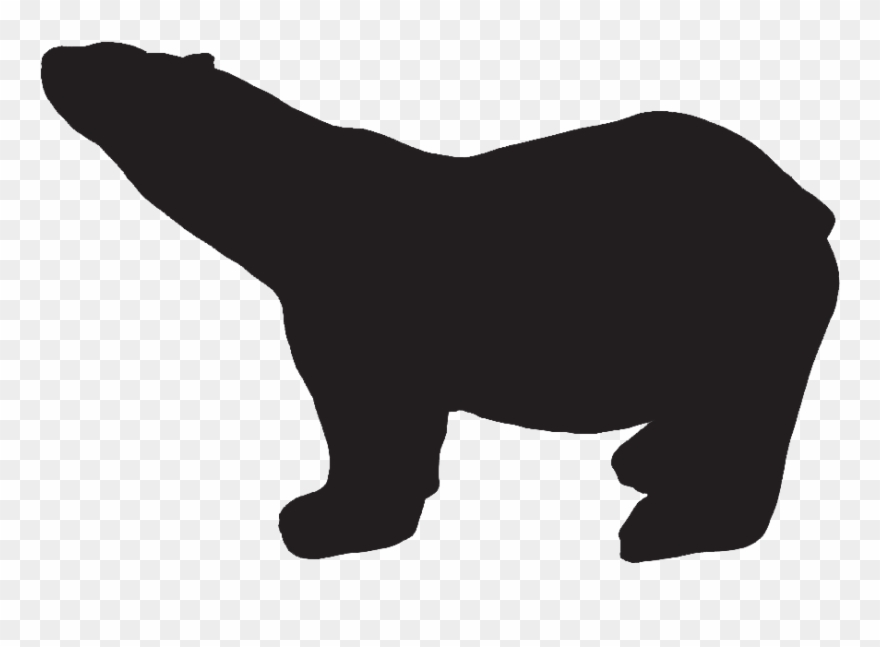 Polar Bear Iceberg - Png Transparent Polar Bear Png Clipart