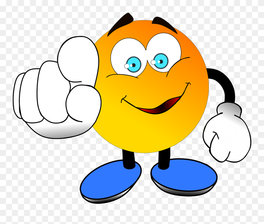 Cartoon Pointing At You Clipart