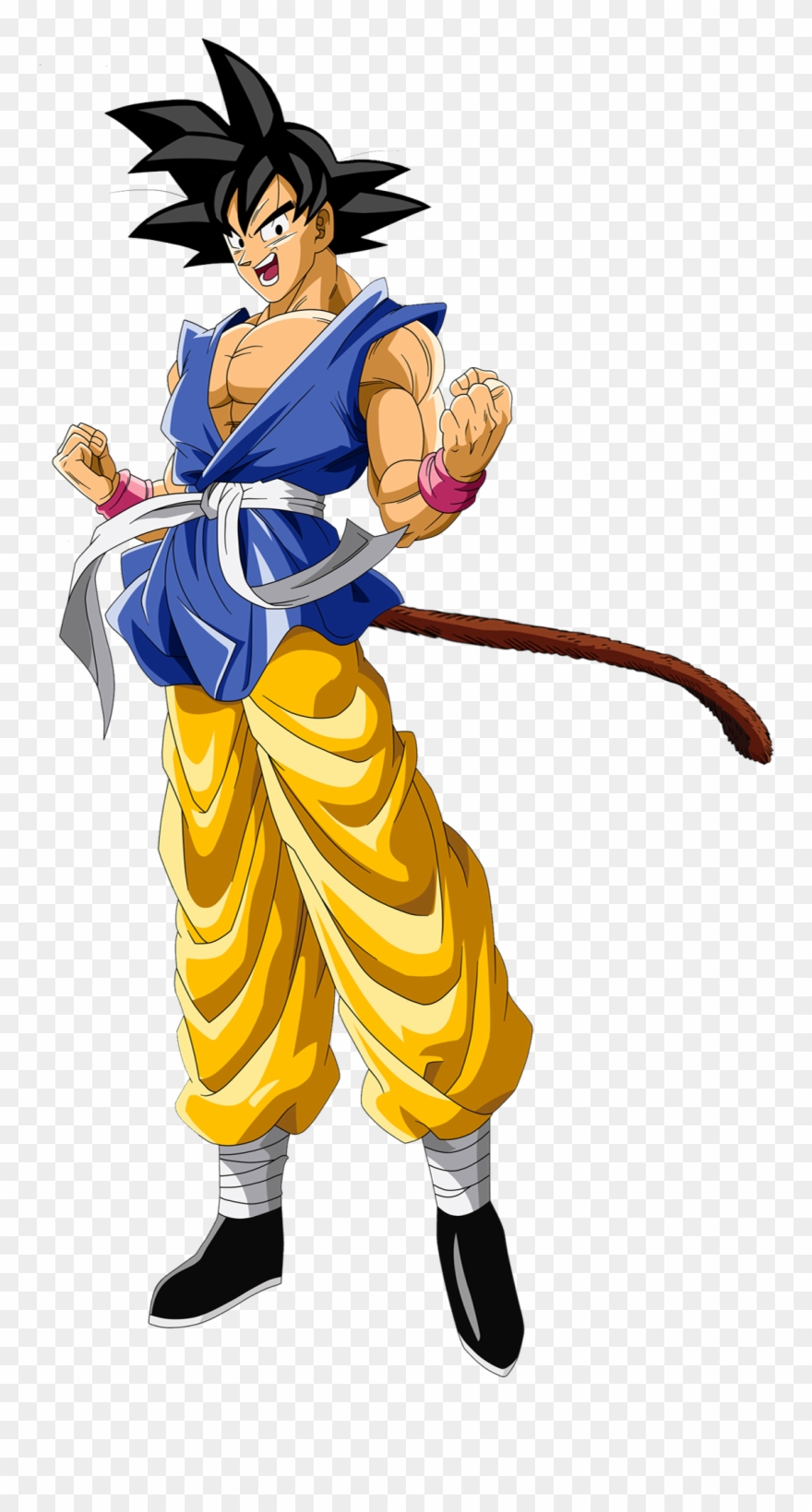 Goku Clipart Full Body - Goku Adulto Dragon Ball Gt - Png Download
