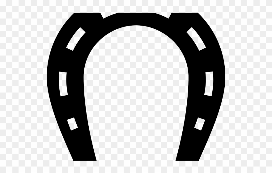 Svg Library Stock Black Horseshoe Clipart - Horseshoe Png Transparent Png
