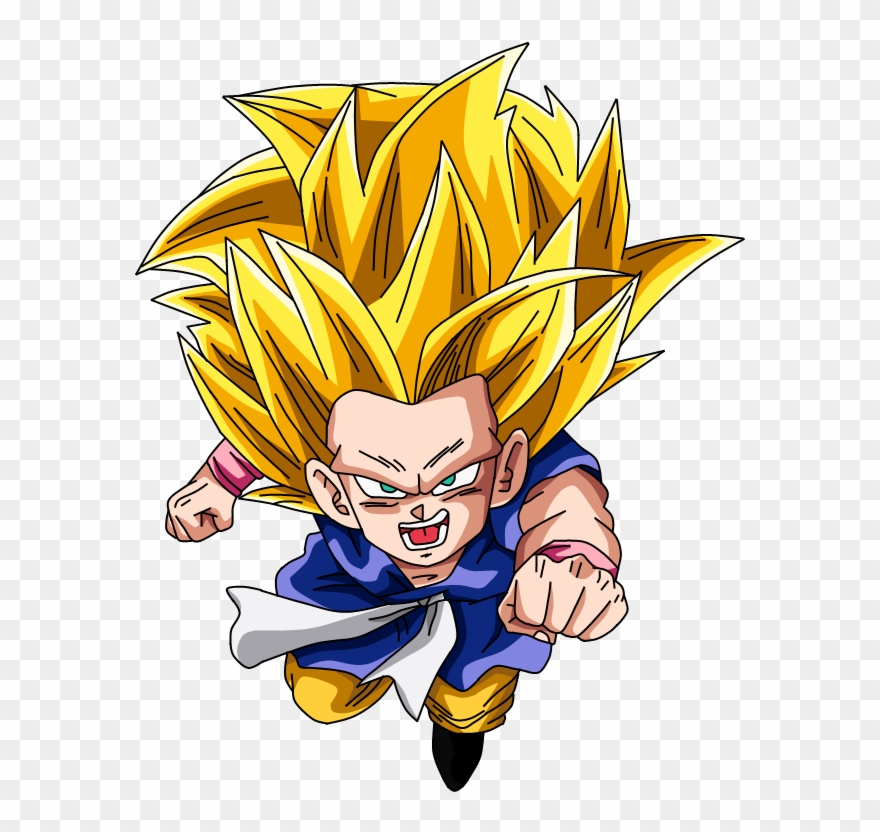 Goku Clipart Super Saiyan3 - Db Gt Goku Ssj - Png Download