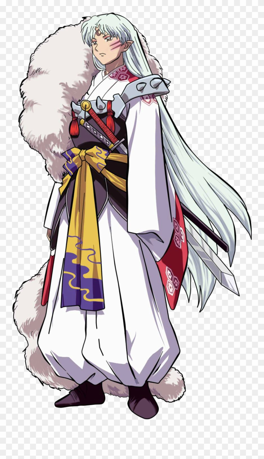 Inuyasha Clipart - Inuyasha Sesshomaru - Png Download