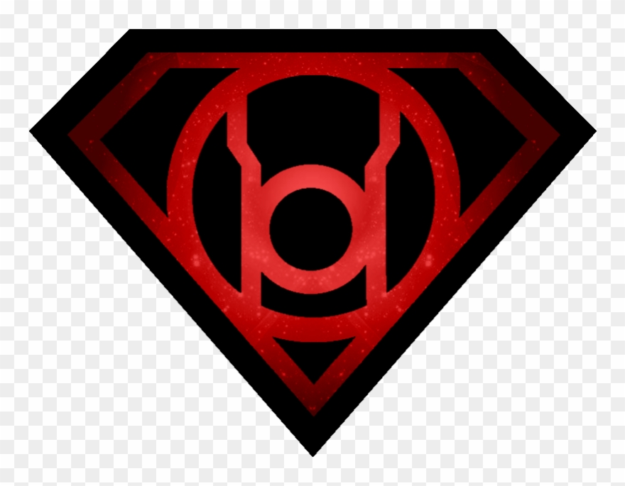 More Like Superman Sinestro Lantern Shield By Kalel7 - Red Lantern Supergirl Symbol Clipart