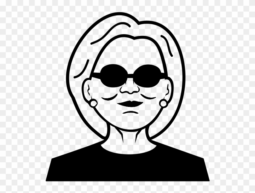 Hillary Clinton Rubber Stamp - Fake News By Mike Haskins Clipart