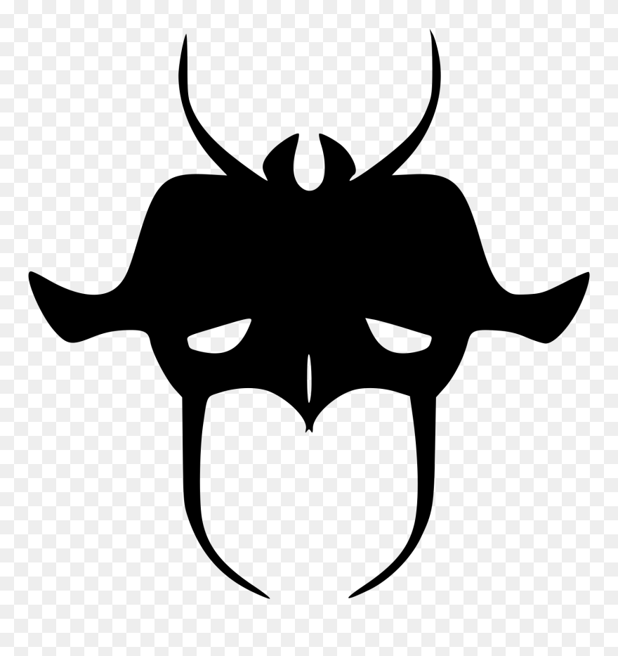 Devilish Mask - Mask Clip Art - Png Download