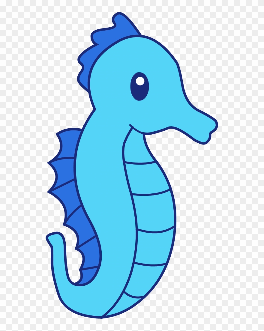 Challenge Fish Images Free Clip Art Cute Clipart Panda - Clipart Seahorse - Png Download