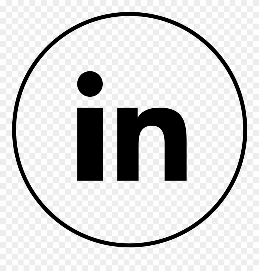 Linkedin Icon - Linkedin White Icon Svg Clipart