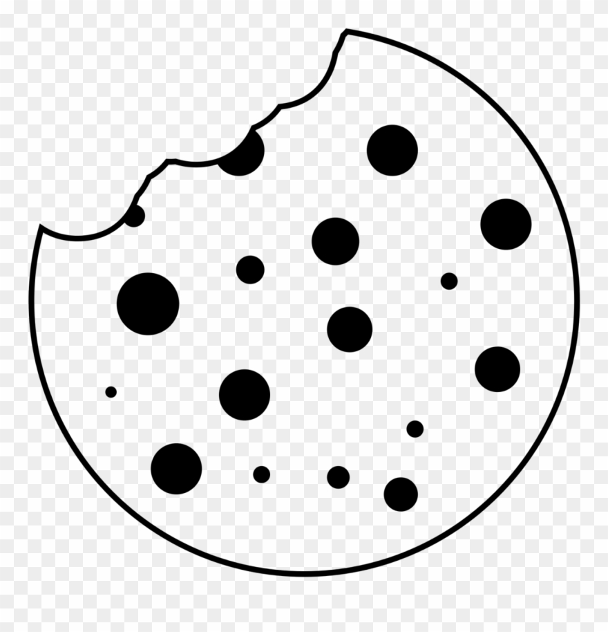 Cookie Outline Pictures To Pin On Pinterest Pinsdaddy Chocolate Chip