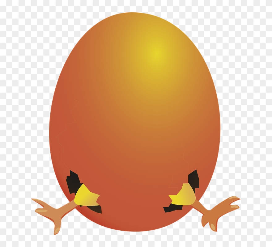 Easter Egg, Chicks, Egg, Red, Easter, Easter Eggs - Hatch Egg Png Clipart