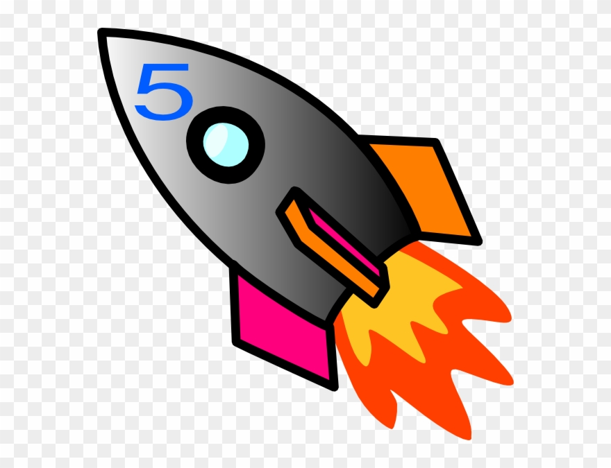 Rocket Launch Clip Art - Png Download