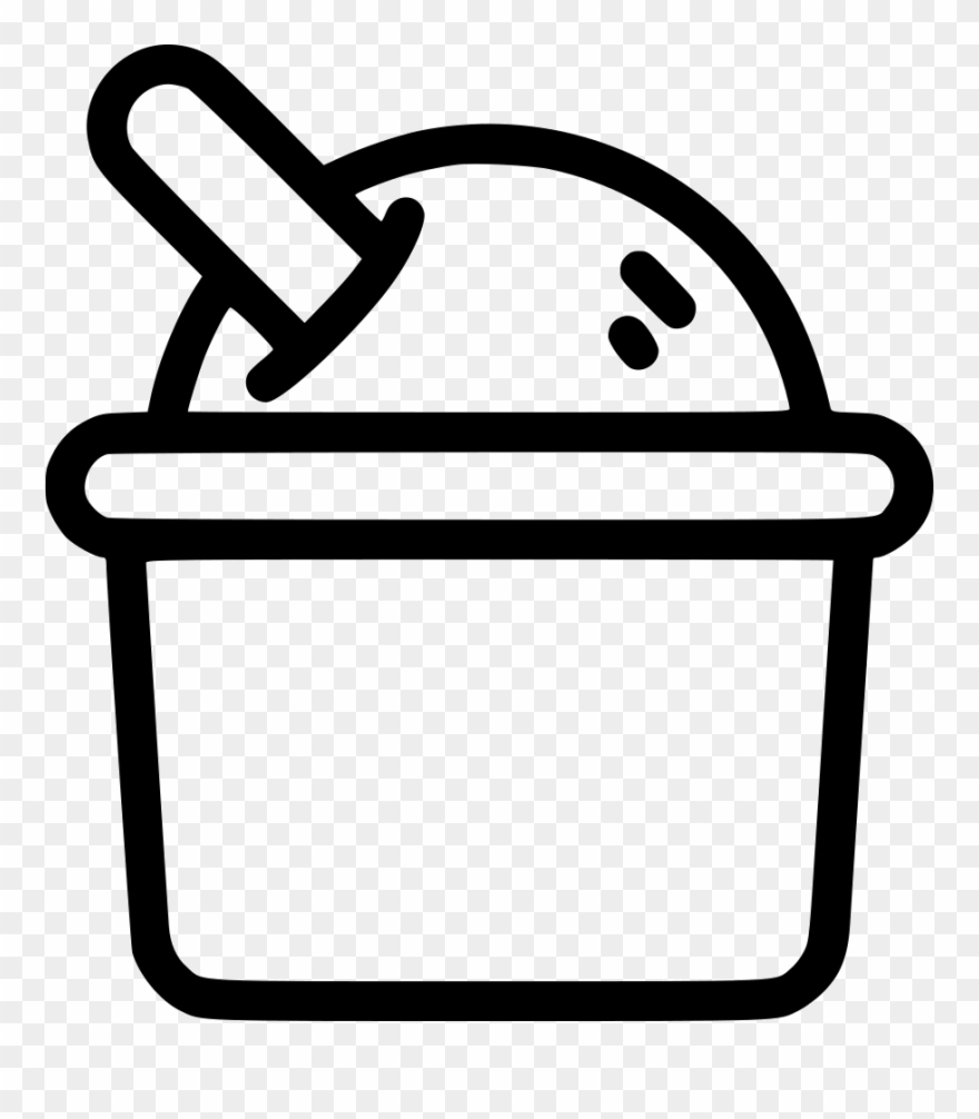 Cream Svg Png Icon Free Download Onlinewebfonts - Ice Cream Cup Icon Png Clipart