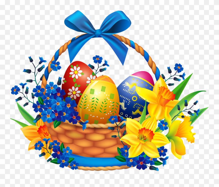 Easter 2018, Easter Crafts, Happy Easter, Easter Bunny, - Png Clipart Flower Basket Png Transparent Png