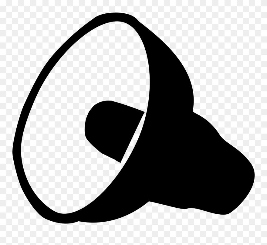 Speaker Icon Black - Speaker Black Transparent Clipart