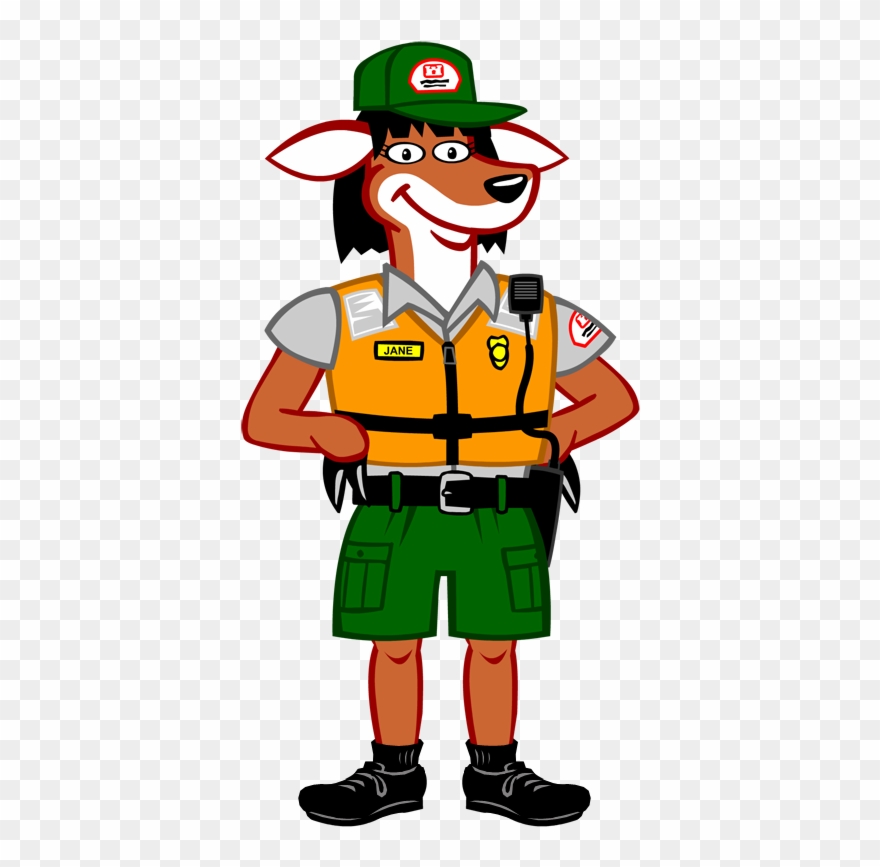 Jane - Bobber The Water Safety Dog Clipart