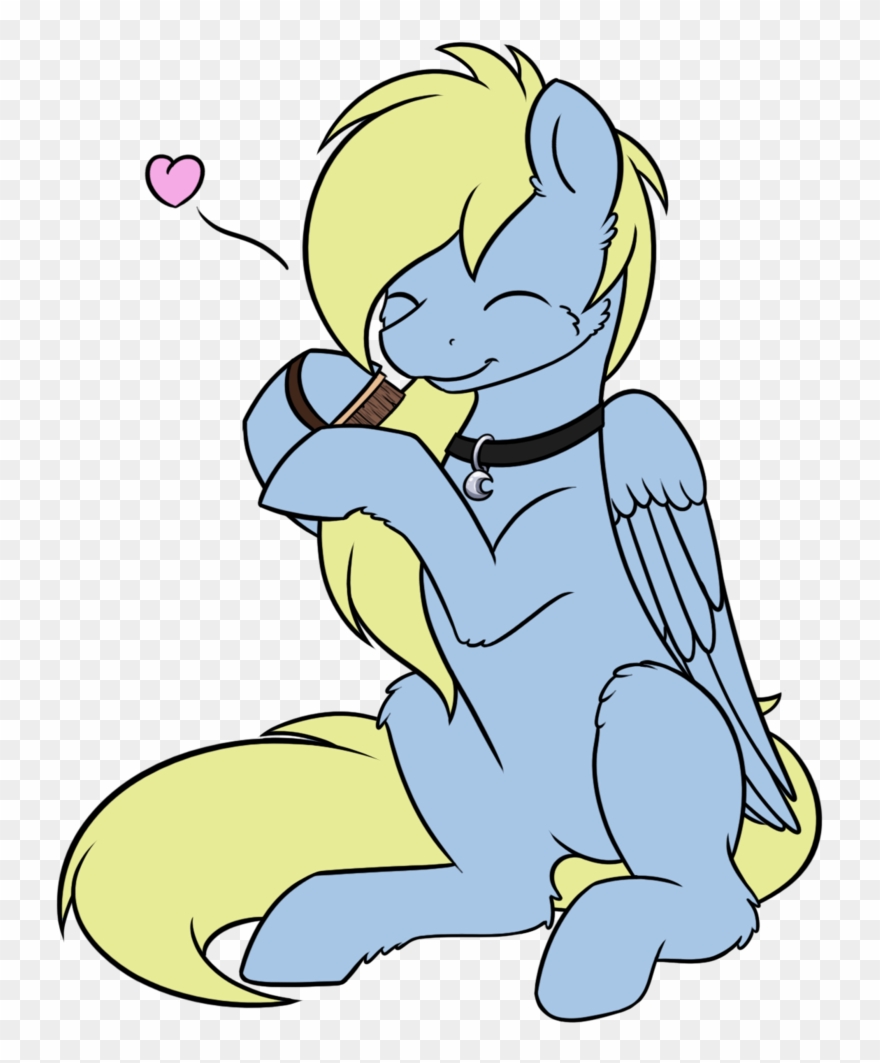 Mynder, Brush, Brushie, Brushing, Charm, Cheek Fluff, - Cartoon Clipart