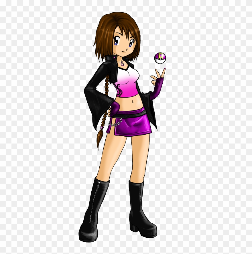 Sheena Krystal - Jubilife City - Pokemon Psychic Type Trainers Clipart
