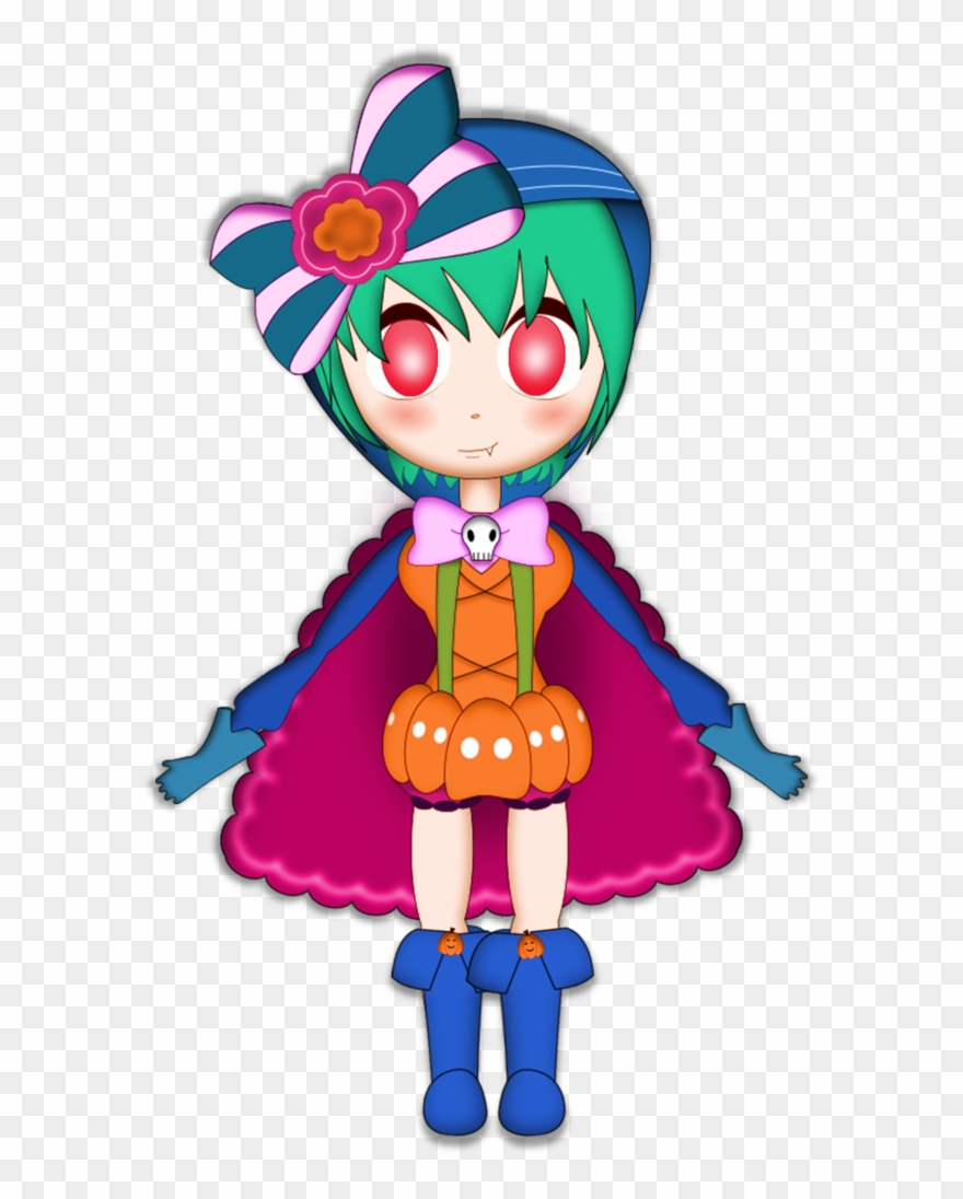 Pumpkin Witch Whisper - Cartoon Clipart