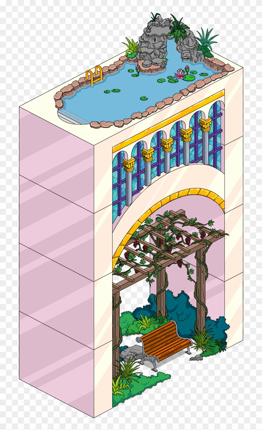 Mailbox Clipart North Pole - Simpsons Tapped Out Wikia Decorations - Png Download