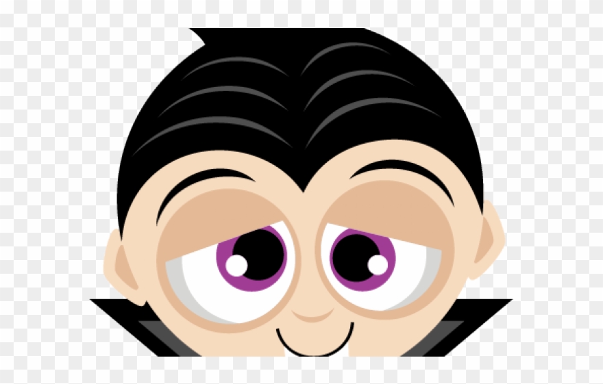Vampire Clipart Head - Clip Art - Png Download