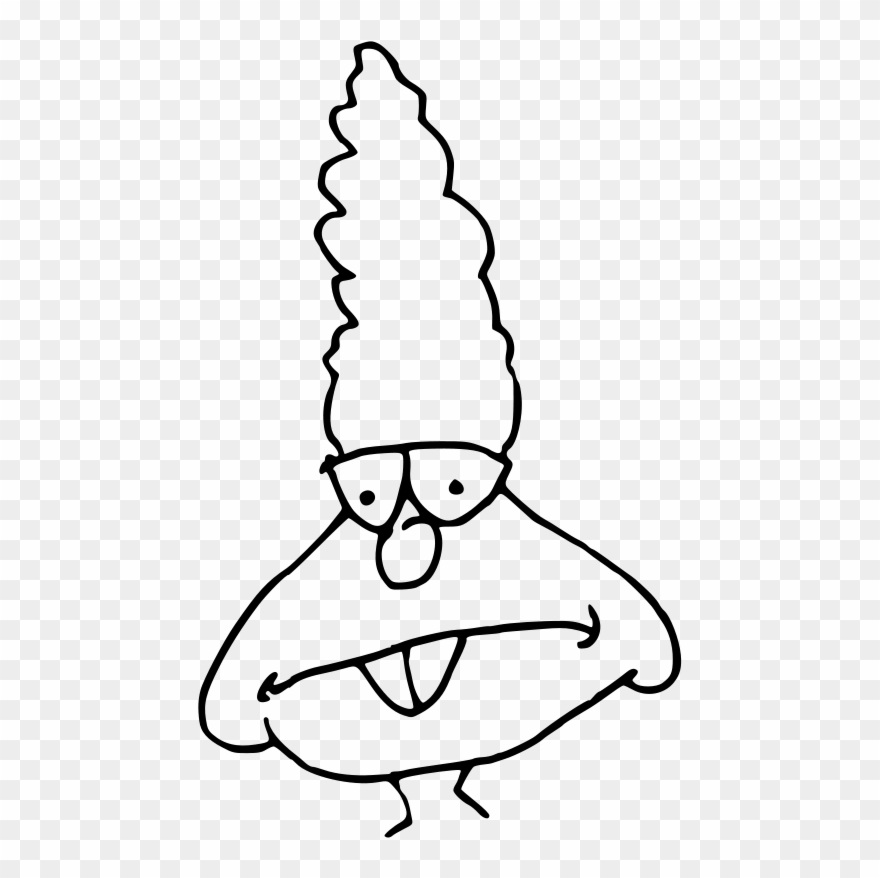 Cartoon Head18 Large 900pixel Clipart, Cartoon Head18 - Komik Karikatür Adam Çizimi - Png Download