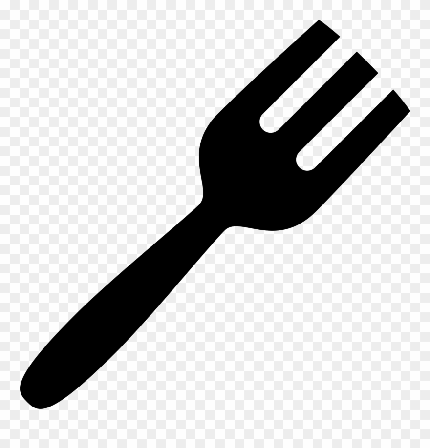 Black Fork Png - Fork Icon Png Clipart
