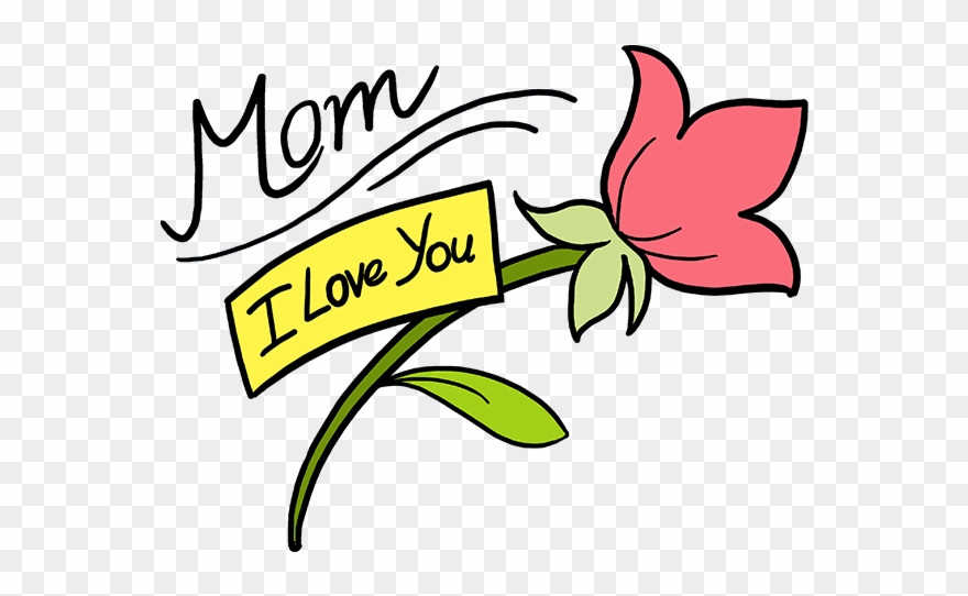 How To Draw Mother's Day Flower - Mother Clipart