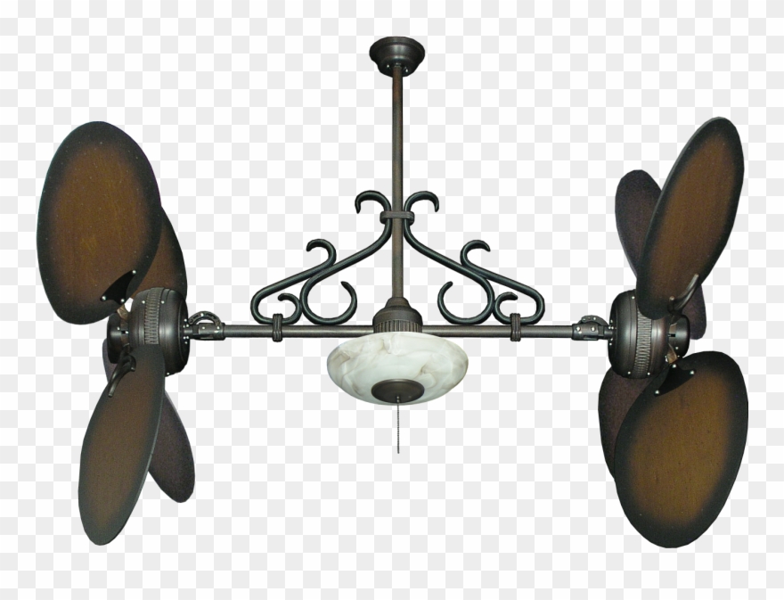 Clipart Info - Side By Side Ceiling Fan - Png Download
