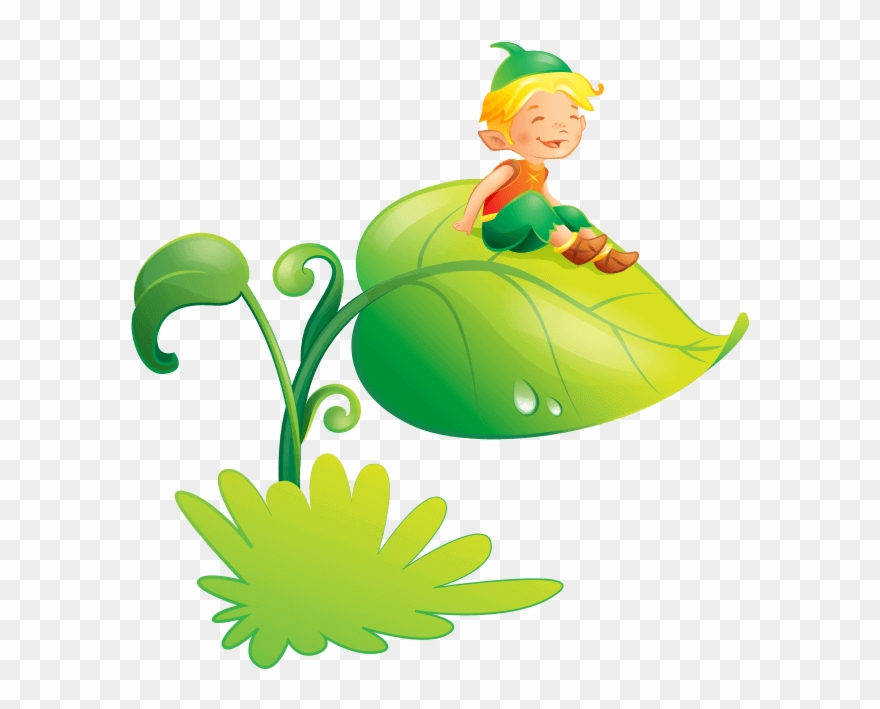Fairies And Elves Wallstickers For Children Bedroom, - Folletti Per Bambini Clipart