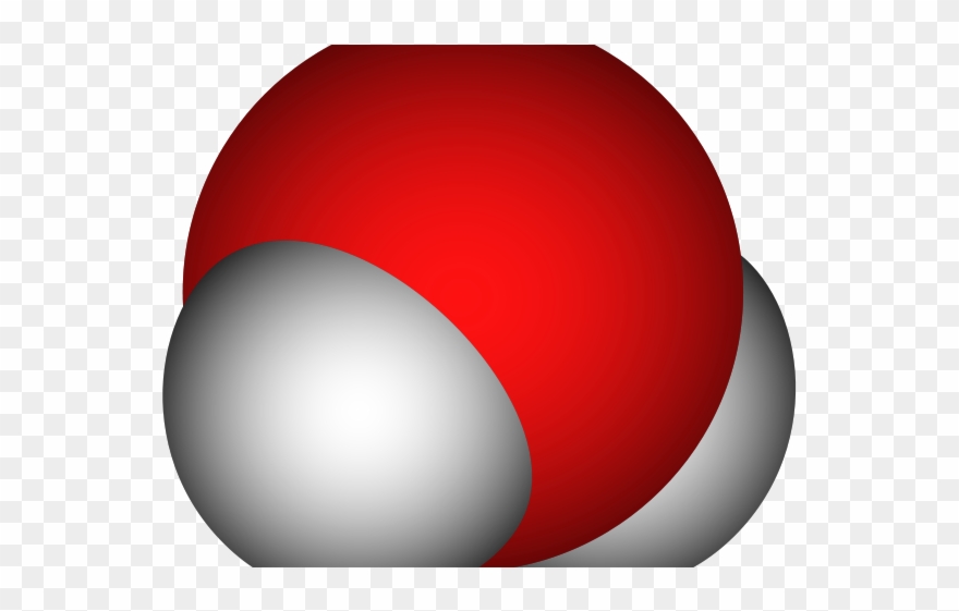 Molecule Clipart H2o Molecule - Water Molecule Transparent Background - Png Download