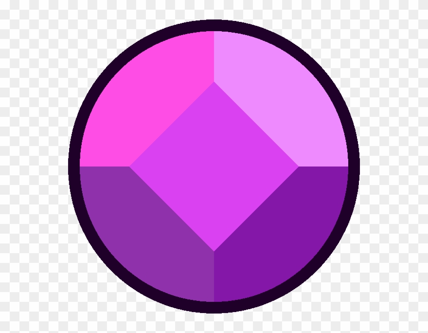 Gem Clipart Violet - Diamond Gem Steven Universe Purple - Png Download