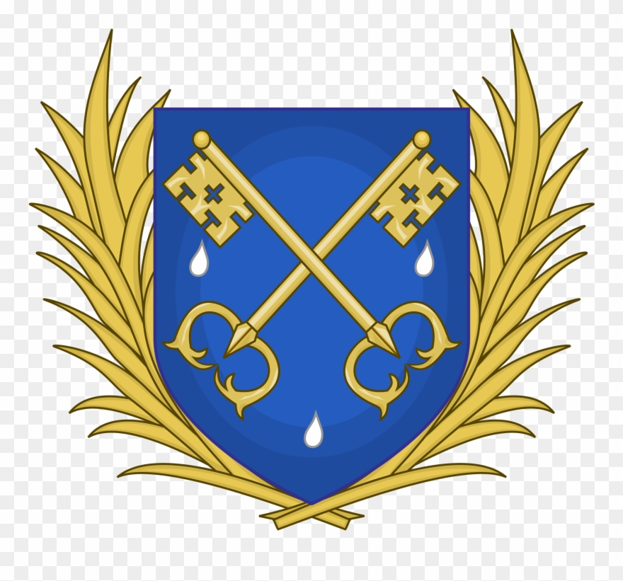Our Lady Of Guadalupe Seminary - St Peter Coat Of Arms Clipart