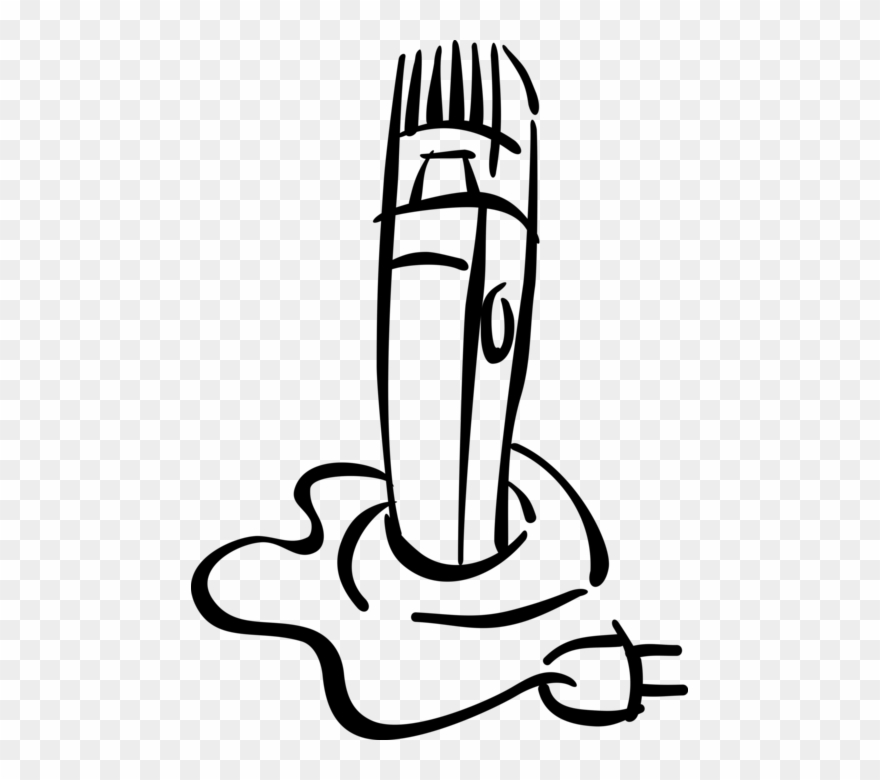 Vector Illustration Of Hairdresser And Barber Clipper - Barbershop - Png Download