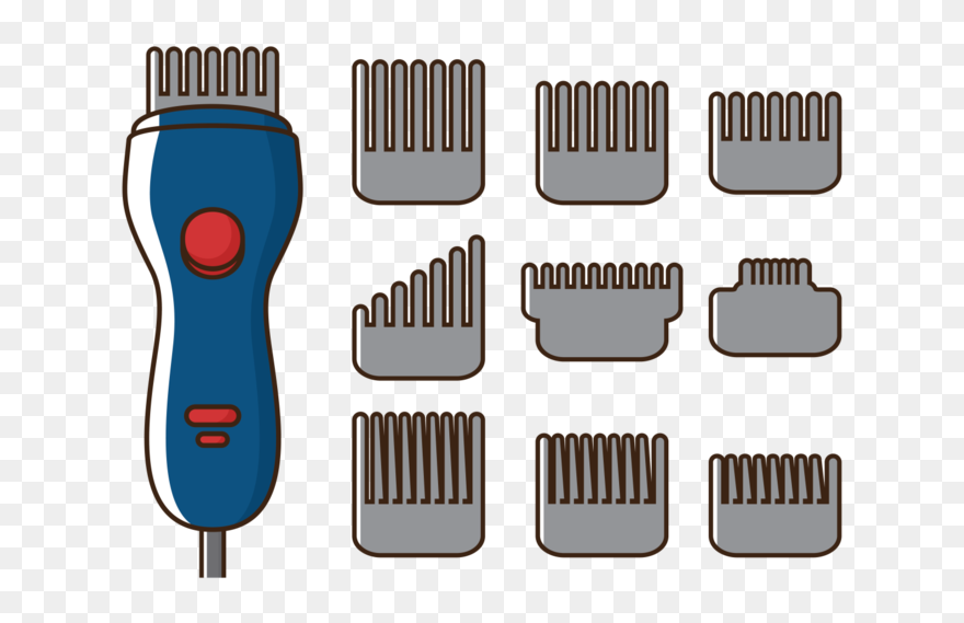 Vector Hair Clippers Machine - Barbershop - Png Download