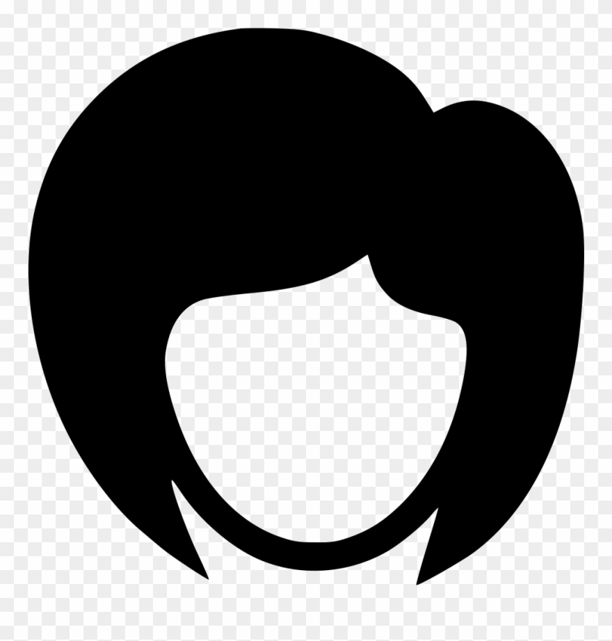 Face Girl Short Hair Fashion Hairstyle Cutting Comments - Wolf Icon White Png Clipart