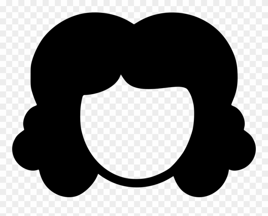 Face Girl Curly Hair Fashion Salon Cutting Comments - Icon Clipart