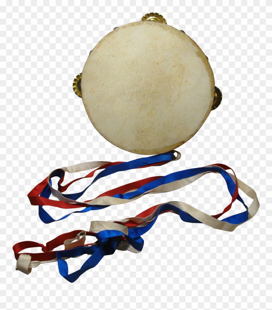 Instruments Clipart Tambourine - White - Png Download