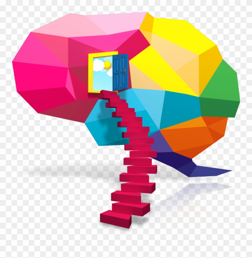 Brain With Open Door Clipart