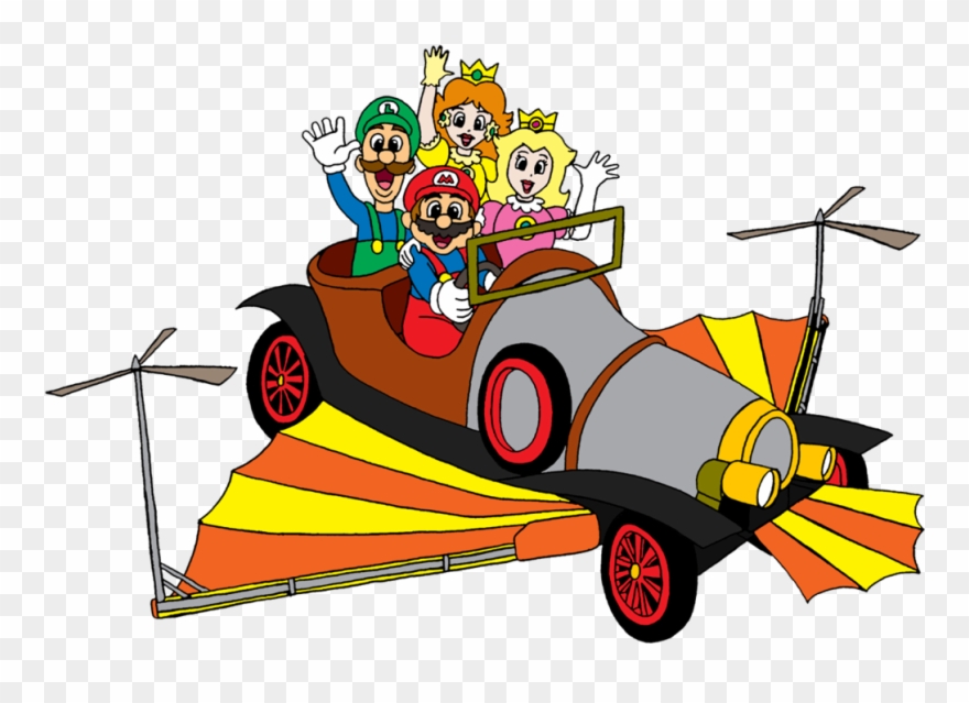 Super Mario Clip Art - Chitty Chitty Bang Bang Animated - Png Download