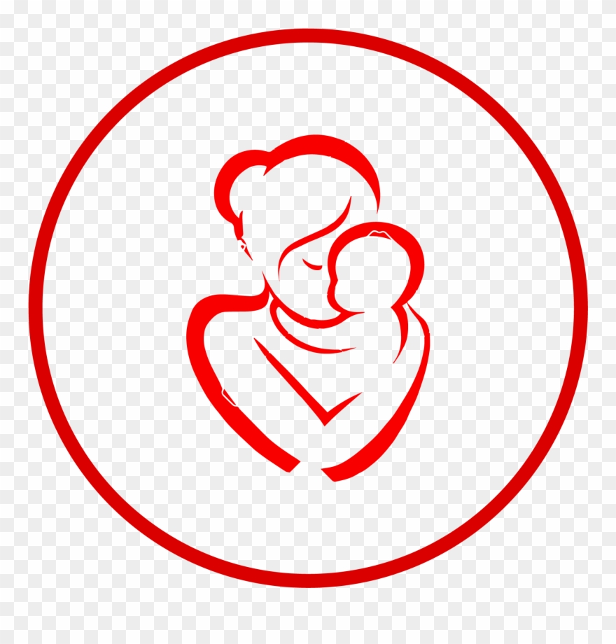 Prevention Of Mother To Child Transmission Of Hiv - Mother Child Vector Clipart