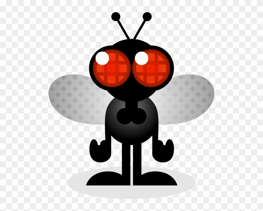 House Fly Infestation - Clip Art - Png Download