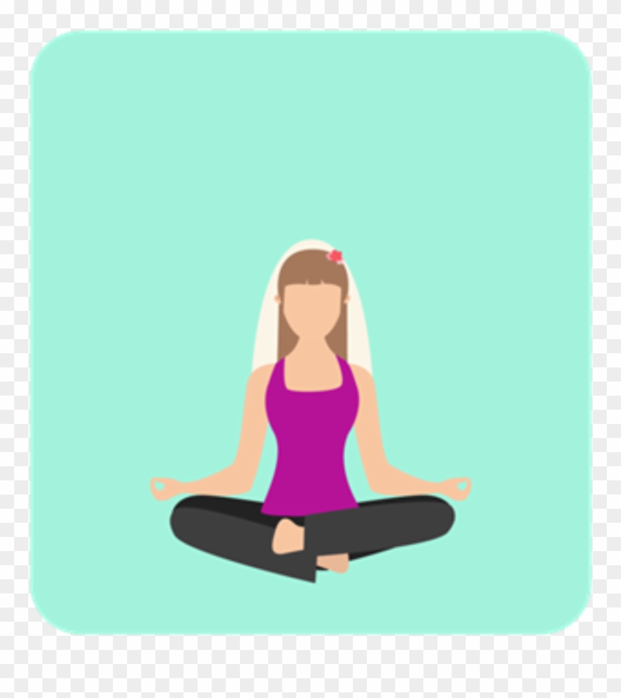 Tips To Relax On Your Wedding Day With Yoga - Wedding Clipart