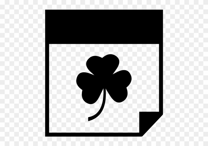 Saint Patrick's Day Rubber Stamp - Valentine's Day Clipart