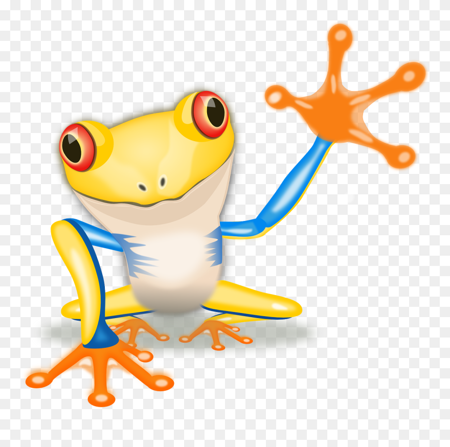 Custom Tree Frog Sticker Clipart