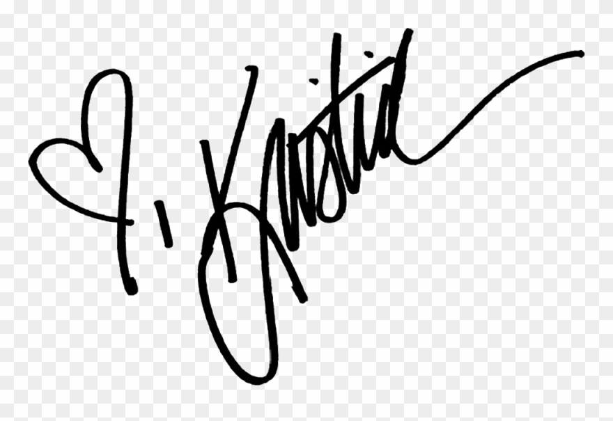 Kristin Signed - Jpeg Clipart