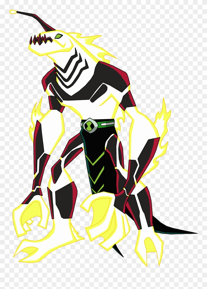 Heat Clipart Heat Ray - Ben 10 Omniverse Heat Jaws - Png Download