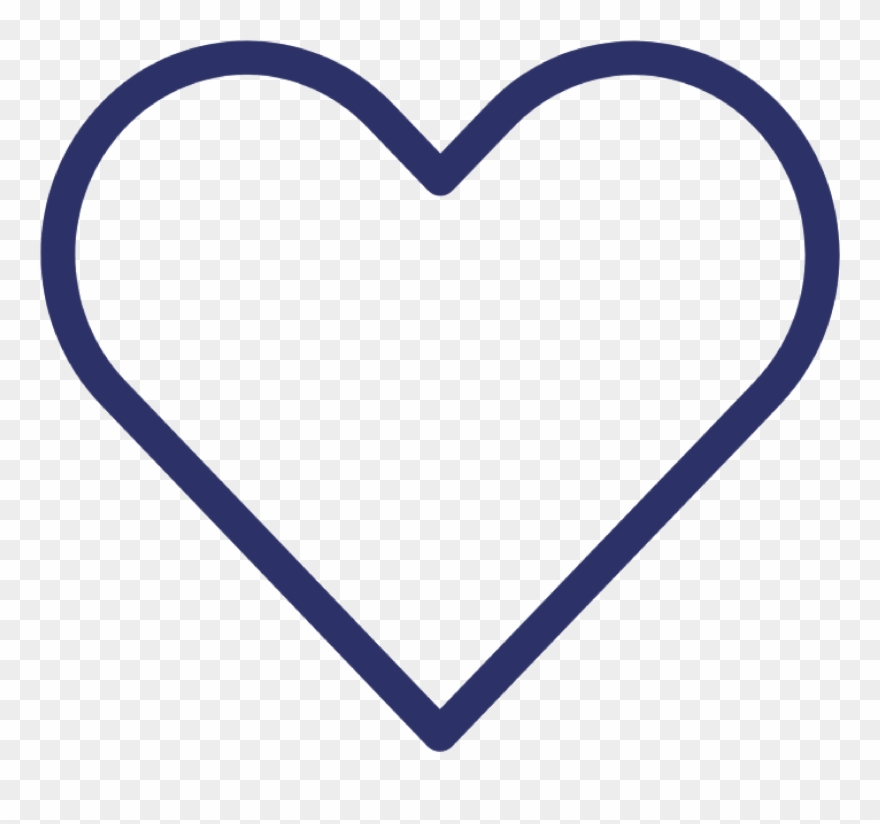 Svg Outline Of Heart Clipart