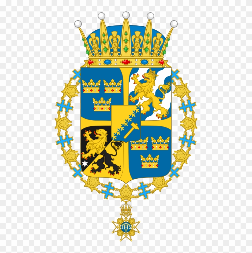 Coat Of Arms Of Hrh Prince Daniel, Of Västergötland - Great Coat Of Arms Clipart