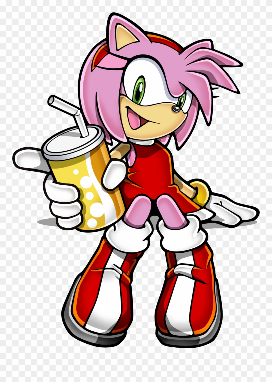 Sonic Art Assets Dvd - Amy Rose Sonic Art Assets Clipart