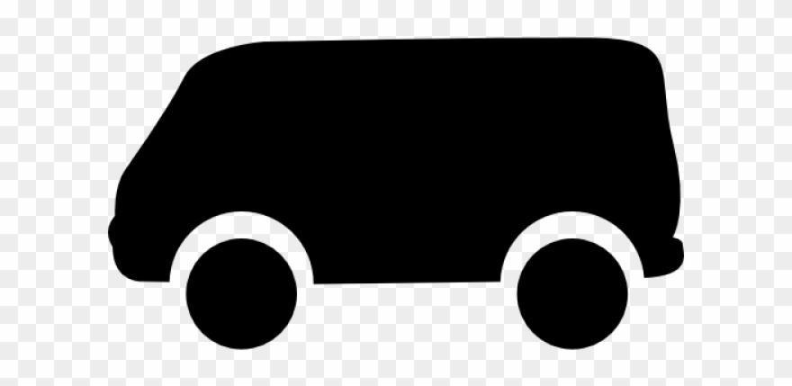 Vans Clipart Thin Black - Icon - Png Download